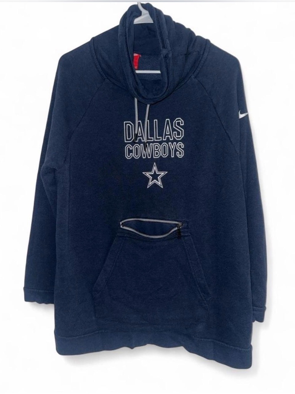Nike Navy Dallas Cowboys Pullover Hoodie with Star Logo